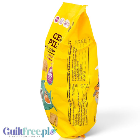 Super Fudgio Cereal Pillows - bezglutenowe poduszki cynamonowe z kremem czekoladowym bez dodatku cukru by Super Fudgio & Super Krówka (Wiem Co Jem) (super-fudgio-cereal-pillows-200g-poduszki-zbozowe-cynamonowe-bez-dodatku-cukru)