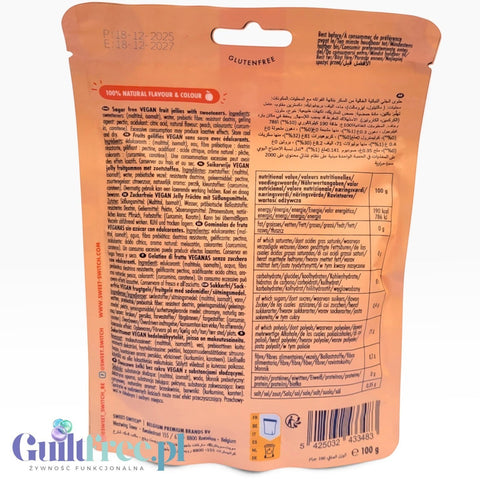 Sweet Switch Peach Pleasure 100g - brzoskwiniowe wegańskie żelki bez cukru i glutenu by Sweet Switch ® (sweet-switch-peach-pleasure-100g-brzoskwiniowe-weganskie-zelki-bez-cukru-i-glutenu)