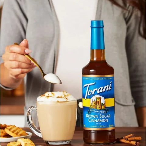 Torani Brown Sugar & Cinnamon 0,75L - syrop do kawy bez cukru o smaku Brązowy Cukier & Cynamon by Torani (torani-brown-sugar-cinnamon-0-75l-syrop-do-kawy-bez-cukru-o-smaku-brazowy-cukier-cynamon)