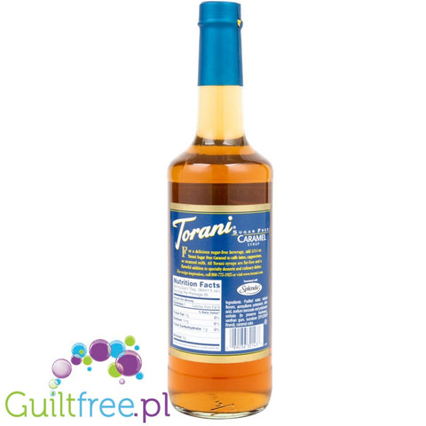 Torani Caramel 0,75L - syrop do kawy bez cukru o smaku karmelowym by Torani (torani-syrop-bez-cukru-karmel-0kcal)