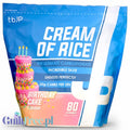 Opakowanie Guiltfree TBJP Cream of Rice o smaku tortu urodzinowego, bezcukrowy kleik ryżowy dla sportowców 2kg