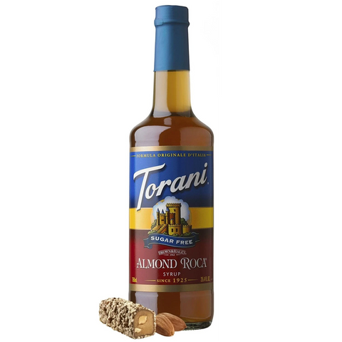 Torani Almond Roca 0,75L - syrop do kawy bez cukru o smaku migdałowo-czekoladowo-karmelowym by Torani (torani-almond-roca-075l-syrop-do-kawy-bez-cukru-o-smaku-migdalowo-czekoladowo-karmelowym)