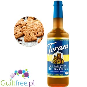 Torani Belgian Cookie 0,75L - syrop do kawy bez cukru, smak Speculoos by Torani (torani-syrop-bez-cukru-speculoos-0kcal)