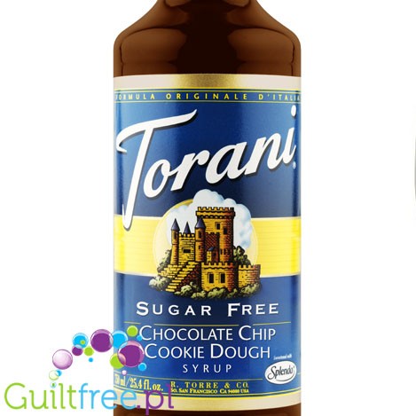 Torani Chocolate Chip Cookie Dough 0,75L - syrop do kawy bez cukru, smak Kruche Ciastka & Czekolada by Torani (torani-syrop-bez-cukru-kruche-ciastka-czekolada-0kcal)