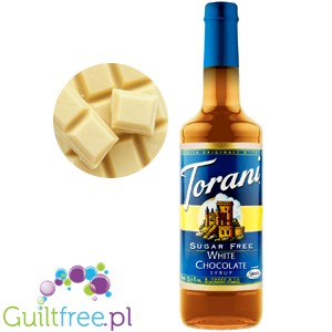 Torani White Chocolate 0,75L - syrop do kawy bez cukru o smaku Biała Czekolada by Torani (torani-syrop-bez-cukru-biala-czekolada-0kcal)