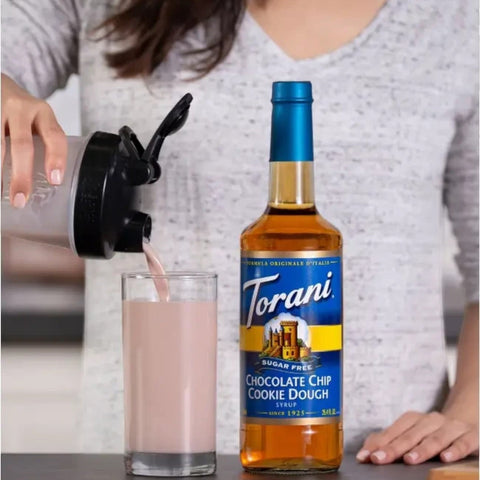 Torani Chocolate Chip Cookie Dough 0,75L - syrop do kawy bez cukru, smak Kruche Ciastka & Czekolada by Torani (torani-syrop-bez-cukru-kruche-ciastka-czekolada-0kcal)