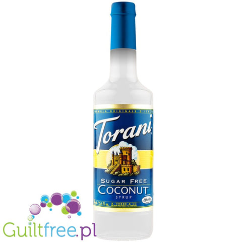 Torani Coconut 0,75L - syrop do kawy bez cukru o smaku kokosowym by Torani (torani-syrop-bez-cukru-kokos-0kcal)