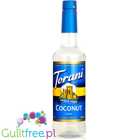 Torani Coconut 0,75L - syrop do kawy bez cukru o smaku kokosowym by Torani (torani-syrop-bez-cukru-kokos-0kcal)