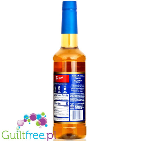 Torani Hazelnut 0,75L - syrop do kawy bez cukru o smaku orzechowym by Torani (torani-hazelnut-075l-syrop-do-kawy-bez-cukru-o-smaku-orzechowym)