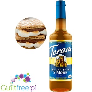 Torani S'mores 0,75L - syrop do kawy bez cukru i kalorii by Torani (torani-syrop-bez-cukru-s-mores-0kcal)