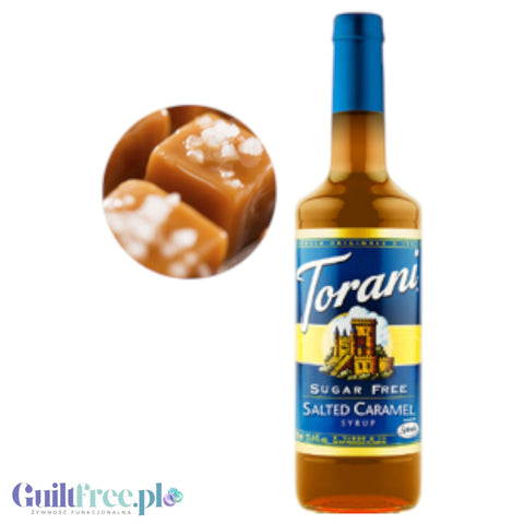 Torani Salted Caramel 0,75L - syrop do kawy bez cukru, smak Solony Karmel by Torani (torani-syrop-solony-karmel-0kcal)