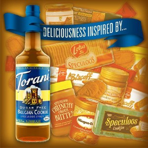 Torani Belgian Cookie 0,75L - syrop do kawy bez cukru, smak Speculoos by Torani (torani-syrop-bez-cukru-speculoos-0kcal)