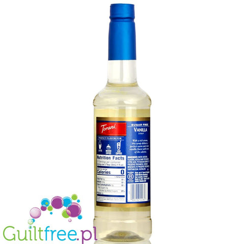Torani Vanilla 0,75L - syrop do kawy bez cukru o smaku waniliowym by Torani (torani-vanilla-075l-syrop-do-kawy-bez-cukru-o-smaku-waniliowym)