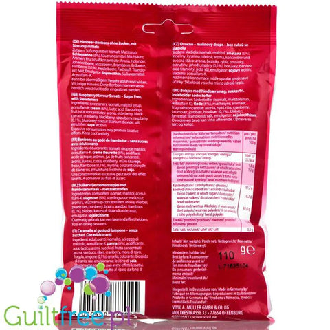 Vivil Cremelife Raspberry cukierki bez cukru Malina & Śmietanka by Vivil (vivil-cremelife-raspberry-cukierki-bez-cukru)
