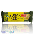 Wegański wafelek Guiltfree Sweet Plus o smaku cytrynowym bez dodatku cukru w poręcznym opakowaniu 24g.
