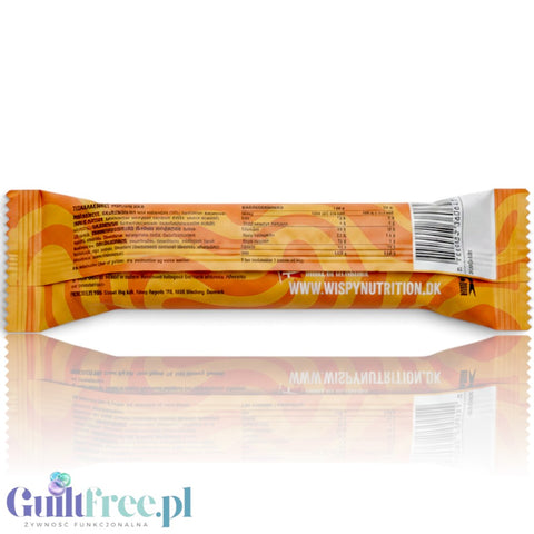 Wispy Nutrition Protein Bar Toffee Caramel - baton proteinowy karmelowy w mlecznej czekoladzie by Wispy (wispy-nutrition-protein-bar-toffee-caramel-baton-proteinowy-karmelowy-w-mlecznej-czekoladzie)