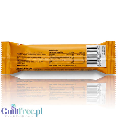 Wispy Nutrition Protein Bar Hazelnut Crunch - baton proteinowy z orzechami laskowymi w mlecznej czekoladzie by Wispy (wispy-nutrition-protein-bar-hazelnut-crunch-baton-proteinowy-z-orzechami-laskowymi-w-mlecznej-czekoladzie)