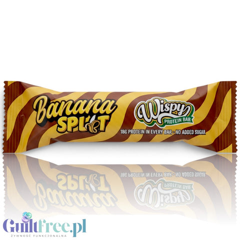 Wispy Nutrition Protein Bar Banana Split - baton proteinowy z czekoladą o smaku bananowym by Wispy (wispy-nutrition-protein-bar-banana-split-baton-proteinowy-z-czekolada-o-smaku-bananowym)
