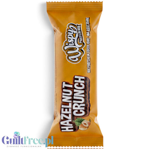 Wispy Nutrition Protein Bar Hazelnut Crunch - baton proteinowy z orzechami laskowymi w mlecznej czekoladzie by Wispy (wispy-nutrition-protein-bar-hazelnut-crunch-baton-proteinowy-z-orzechami-laskowymi-w-mlecznej-czekoladzie)